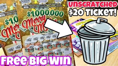 Finding Unscratched Lottery Ticket In Garbage!.